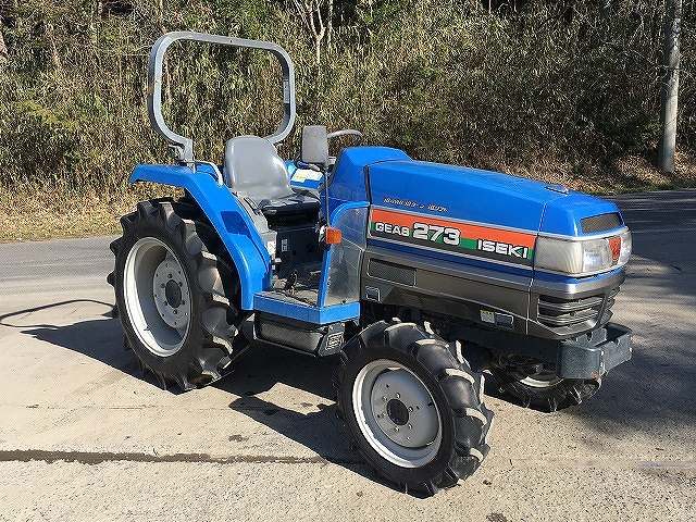 イセキ 中古トラクター GEAS273（TG273） 新品ウッドチッパーMKW